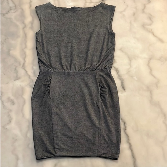 Athleta Gray Ruched Pencil Mini Skirt - Picture 3 of 3